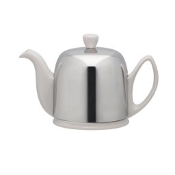 SALAM CLASSIQUE BLANCHE - THÉIÈRE 4 TASSES (70 cl ) CLOCHE MIROIR
