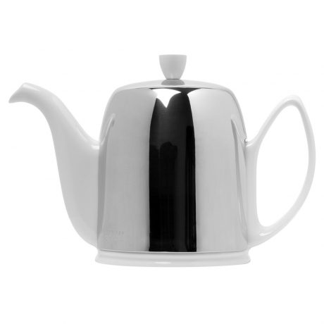 SALAM CLASSIQUE BLANCHE - THÉIÈRE 8 TASSES (130 cl ) CLOCHE MIROIR