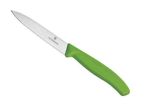VICTORINOX - COUTEAU OFFICE LAME UNIE 10 CM - VERT