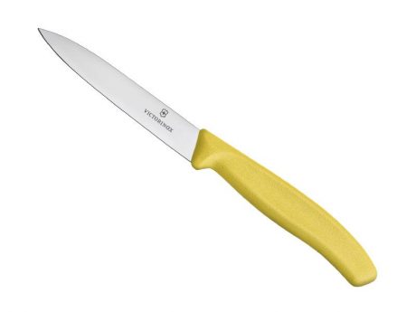 VICTORINOX - COUTEAU OFFICE LAME UNIE 10 CM - JAUNE