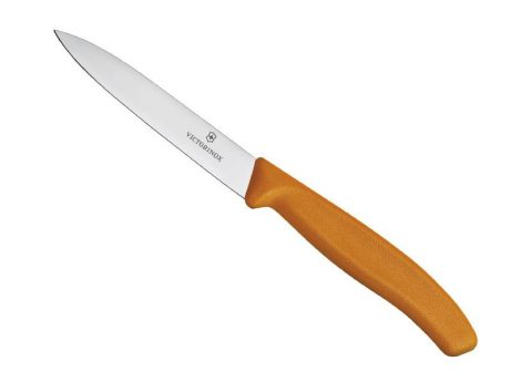 VICTORINOX - COUTEAU OFFICE LAME UNIE 10 CM - ORANGE