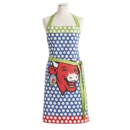 VACHE QUI RIT - TABLIER POP BLEU