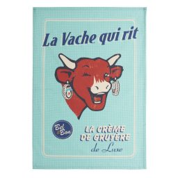 VACHE QUI RIT - TORCHON RETRO CREME DE GRUYERE