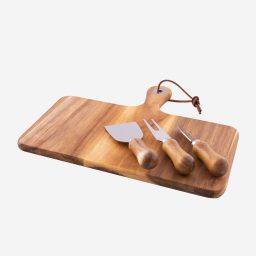 SET A FROMAGE 4 PIECES ACACIA