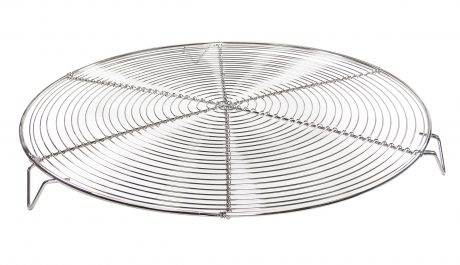 VOLETTE TISSEE AVEC PIED INOX D. 28 cm