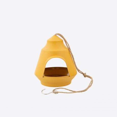 OISEAUX - MANGEOIRE EN FIBRE DE BAMBOU - OCRE – Image 2