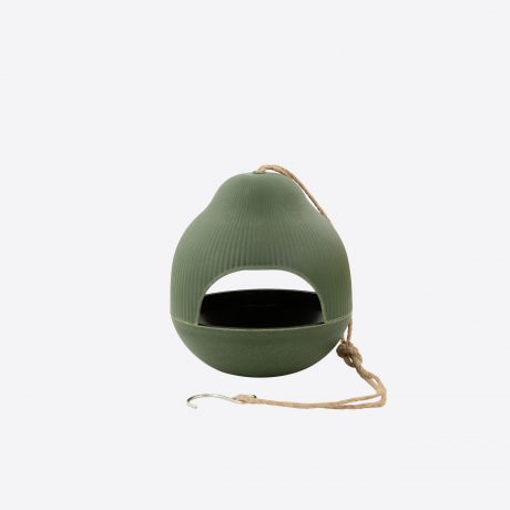 OISEAUX - MANGEOIRE EN FIBRE DE BAMBOU - VERT