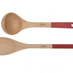 L'INCROYABLE COCOTTE SET CUILLERE ET LOUCHE EN BOIS PASSION