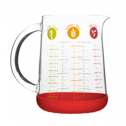 PICHET MESUREUR EN VERRE 1 litre