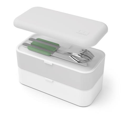 COUVERTS INOX 3 PIECES SLIM BOX VERT NATURAL – Image 4