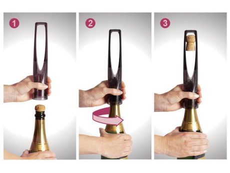 OUVRE BOUTEILLE - POP BULLE POUR VINS EFFERVESCENTS – Image 2