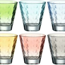 OPTIC - BOITE DE 6 VERRES ASSORTIS PASTEL