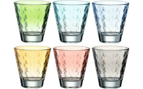 OPTIC - BOITE DE 6 VERRES ASSORTIS PASTEL