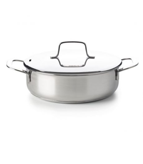 SAUTEUSE + COUVERCLE 24 CM INOX - MAESTRO