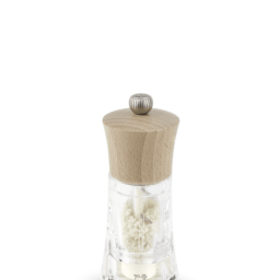 MOULIN OLERON 14 cm ACRYLIQUE/BOIS NATUREL - MOULIN A SEL HUMIDE