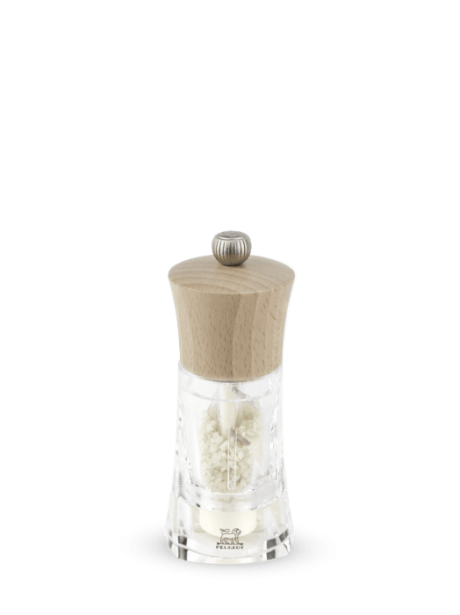 MOULIN OLERON 14 cm ACRYLIQUE/BOIS NATUREL - MOULIN A SEL HUMIDE