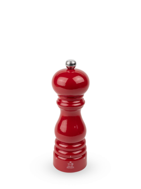 MOULIN PARIS 18 cm LAQUE ROUGE PASSION - MOULIN A SEL