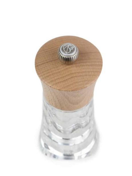 MOULIN OLERON 14 cm ACRYLIQUE/BOIS NATUREL - MOULIN A SEL HUMIDE – Image 2