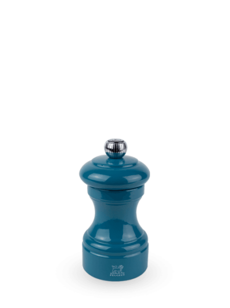 MOULIN BISTRO 10 cm LAQUE BLEU PACIFIQUE - MOULIN A POIVRE