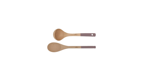 L'INCROYABLE COCOTTE - SET CUILLERE ET LOUCHE - TAUPE