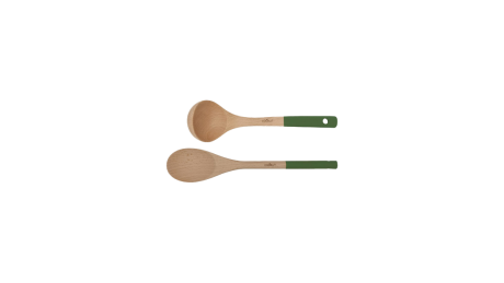 L'INCROYABLE COCOTTE - SET CUILLERE ET LOUCHE - FOUGERE