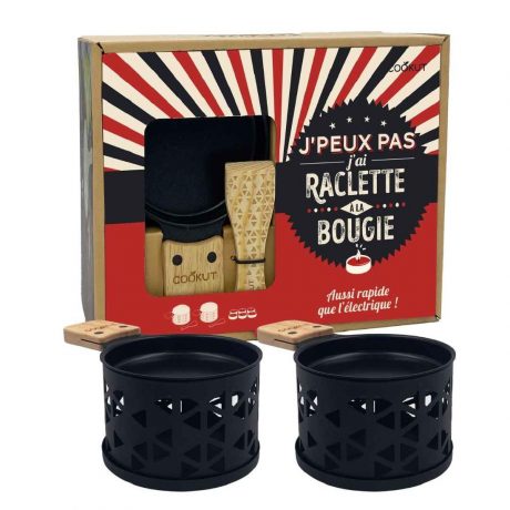 RACLETTE A LA BOUGIE 2 PERSONNES - J'PEUX PAS J'AI RACLETTE