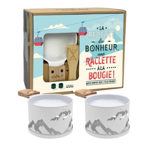 RACLETTE A LA BOUGIE 2 PERSONNES - LA RECETTE DU BONHEUR