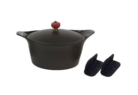 L'INCROYABLE COCOTTE 24 cm - GRAPHITE