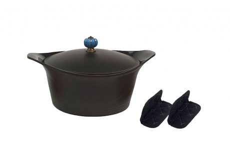 L'INCROYABLE COCOTTE 24 cm - GRAPHITE