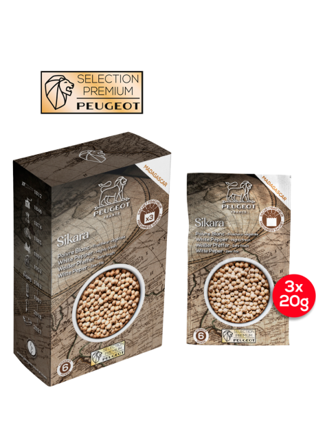 COFFRET 3 SACHETS FRAICHEUR - SIKARA POIVRE BLANC DE MADAGASCAR 3x20g