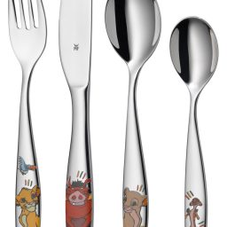 LE ROI LION - COFFRET 4 COUVERTS INOX