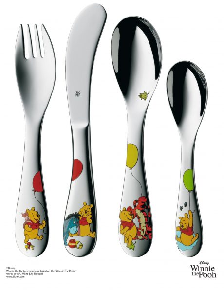 WINNIE L'OURSON - COFFRET 4 COUVERTS INOX