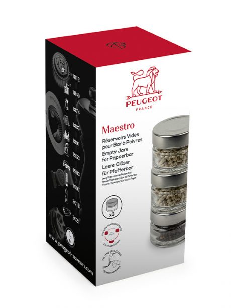 MAESTRO - LOT 3 FIOLES VIDES POUR BAR A POIVRES – Image 4