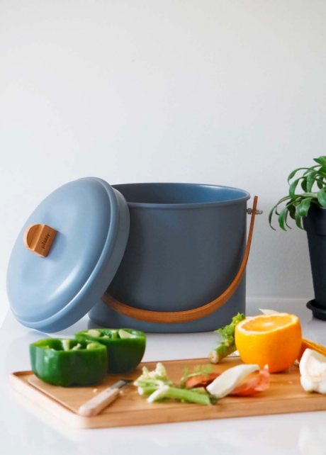 SEAU A COMPOST D'INTERIEUR EN ACIER 7 Litres – Image 2
