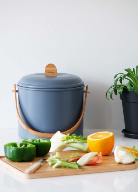 SEAU A COMPOST D'INTERIEUR EN ACIER 7 Litres – Image 3