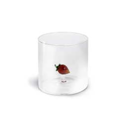 GOBELET EN VERRE BOROSILICATE 25 cl - FRAISE