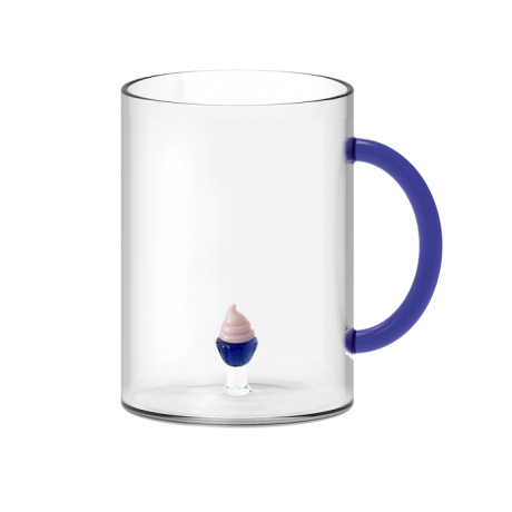 MUG EN VERRE BOROSILICATE 42 cl - CUP CAKE