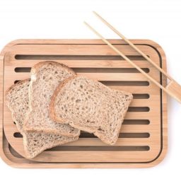 SET PLANCHE A PAIN ET PINCE A TOAST - NATUREL