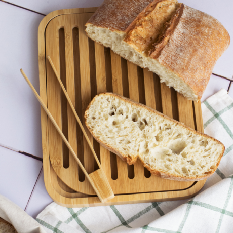 SET PLANCHE A PAIN ET PINCE A TOAST - NATUREL – Image 2