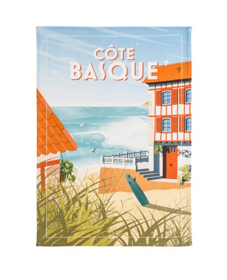 WIM' - TORCHON COTE BASQUE