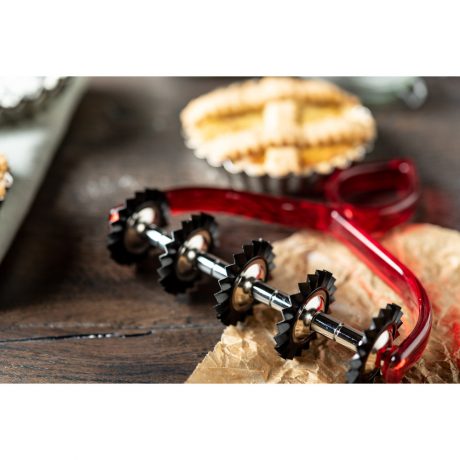 MARCATO - ROULETTE A PATE REGLABLE - TRANSPARENT ROUGE – Image 4