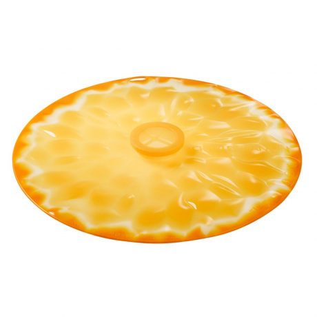 COUVERCLE EN SILICONE 28 cm - AGRUME ORANGE
