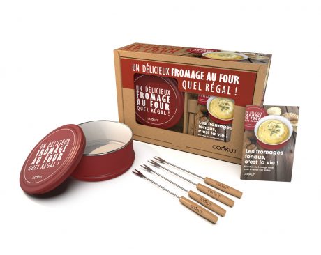 COFFRET CADEAU CUISEUR FROMAGE AU FOUR - TERRACOTTA