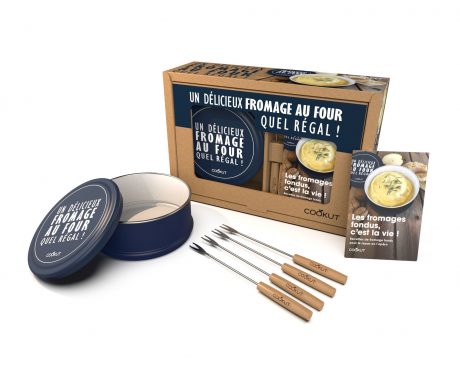 COFFRET CADEAU CUISEUR FROMAGE AU FOUR - BLEU