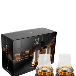 WHISKY 2 VERRES A DEGUSTATION AVEC SOCLE RAFRAICHISSANTS