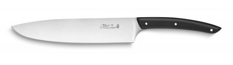 MANCHE NOIR MAT - COUTEAU CHEF 18 cm