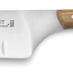 MANCHE OLIVIER - COUTEAU SANTOKU ALVEOLEE 13 cm