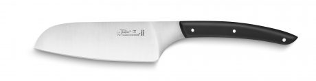 MANCHE NOIR MAT - COUTEAU SANTOKU 13 cm
