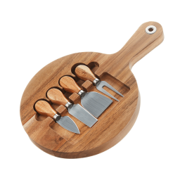 PLATEAU A FROMAGE AVEC 4 COUTEAUX