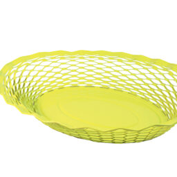 VINTAGE - CORBEILLE OVALE PM JAUNE